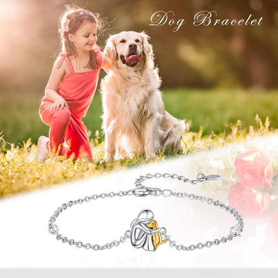 Bracelet Amitié Chien Ajustable