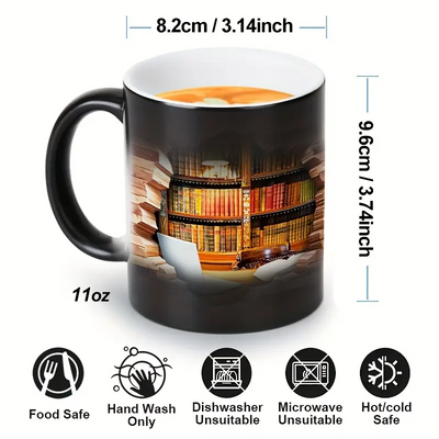 Tasse Bibliothèque Magique – Image Révélée