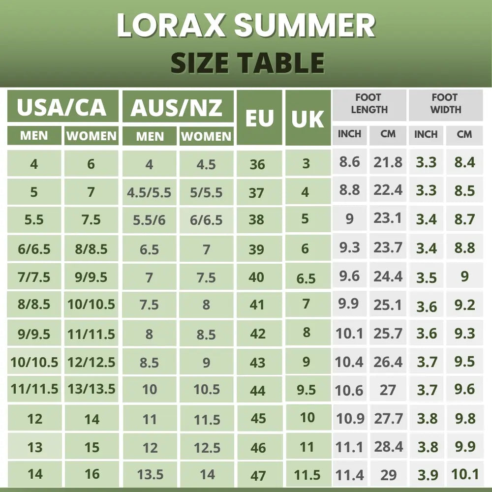 Lorax Summer™ - Chaussures barefoot antidérapantes
