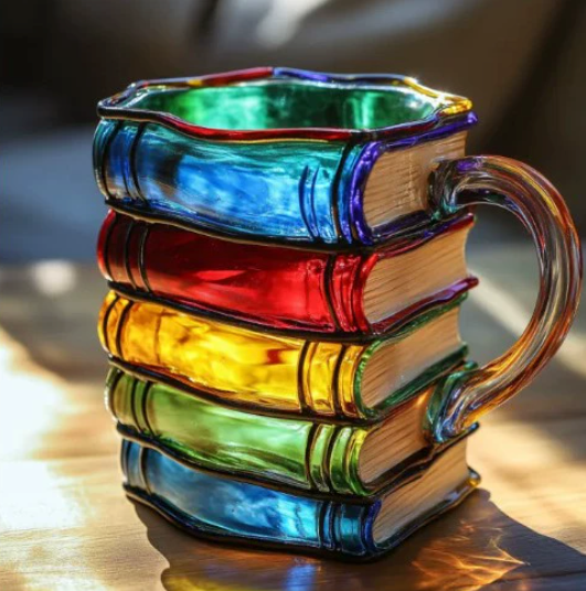 Mug Livre Coloré Fait Main