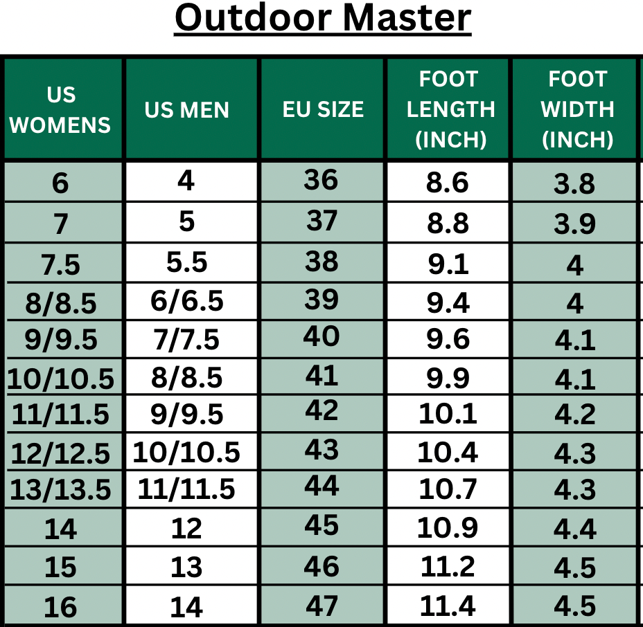 Outdoor Master - slip-resistant & comfortable barefoot shoes